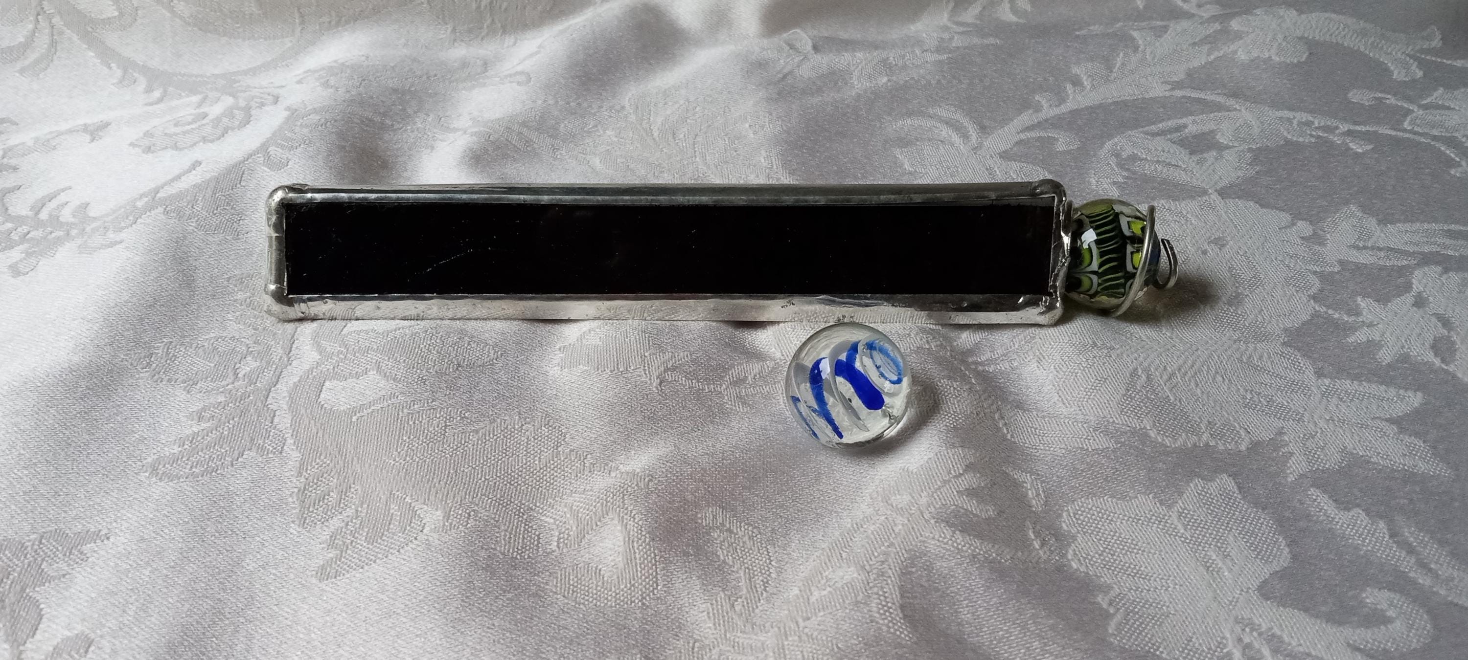 Van Gogh Black Sparkle Marble Scope with Handmade marble