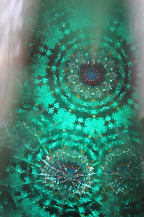 Sky Blue Iridescent Oil Wand Kaleidoscope