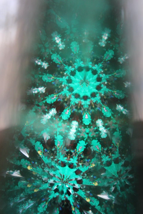 Sky Blue Iridescent Oil Wand Kaleidoscope