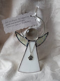 Furry Friend Stained Glass Angel