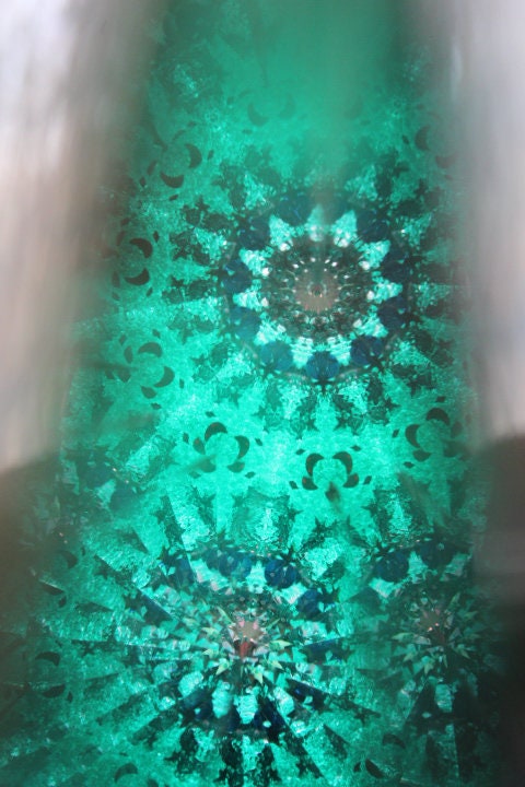 Sky Blue Iridescent Oil Wand Kaleidoscope