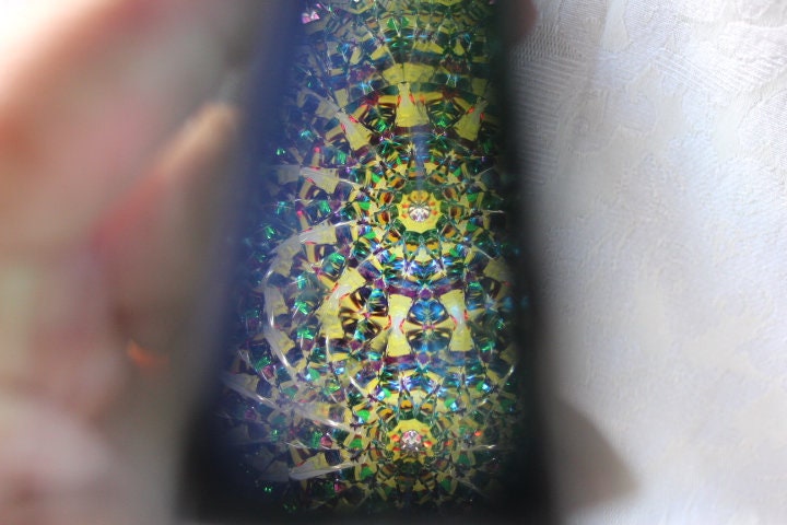 Iridescent Blue Oil Wand Scope with extra wand