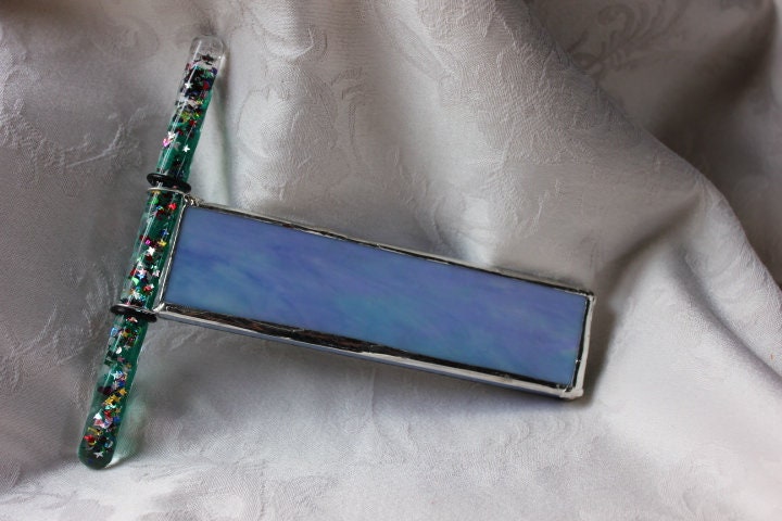 Sky Blue Iridescent Oil Wand Kaleidoscope
