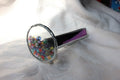 Black Iridescent Stained Glass Kaleidoscope