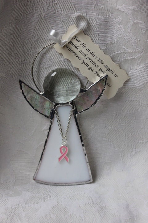 Breast Cancer Ribbon Angel