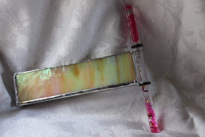 Golden Honey Iridescent Oil Wand Kaleidoscope
