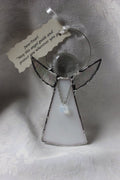 June Crystal Heart Stained Glass Angel