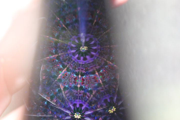 Blue Iridescent with Purple Oil Wand Scope