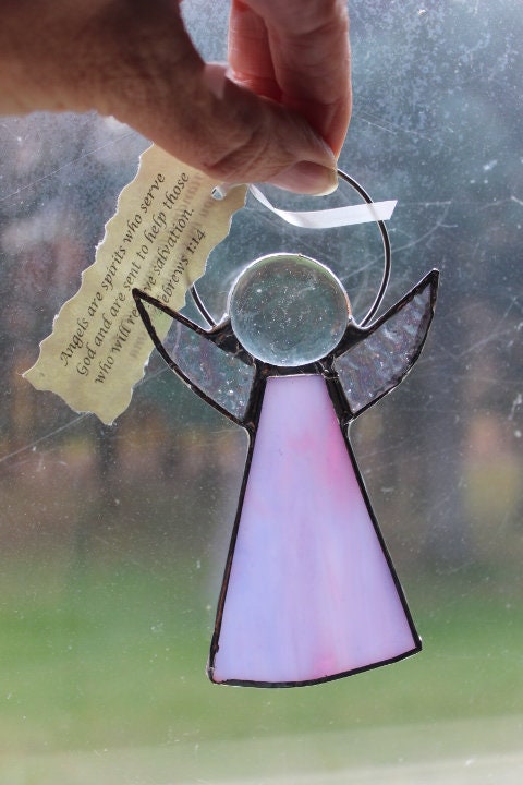 Hebrews 1:14 Blue/Pink Angel