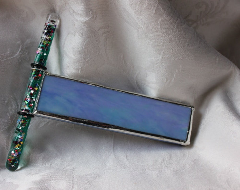 Sky Blue Iridescent Oil Wand Kaleidoscope